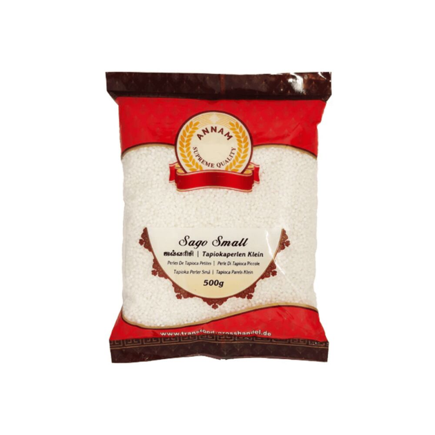 Annam Tapioka Sabudana Sago Small 500Gms