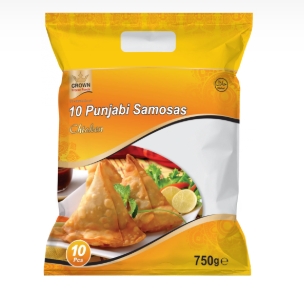 Crown Pun.Samosa Chicken 10Pcs 750Gms