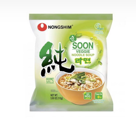 Nongshim Instant Noodles Soon Veggie Ramyun 112Gms