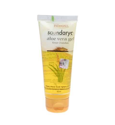 [HEA12051] Patanjali Aloe Vera Gel Kesar Chandan 60ml