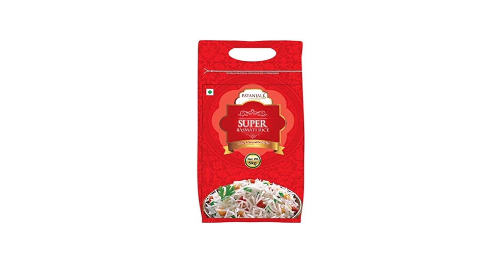 [RIC12092] Patanjali Super Basmati Rice 5Kg