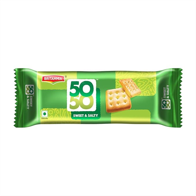 Britannia 50/50 Cookies 76Gms