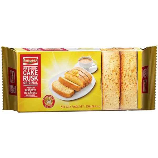 Britannia cake Rusk 550Gms