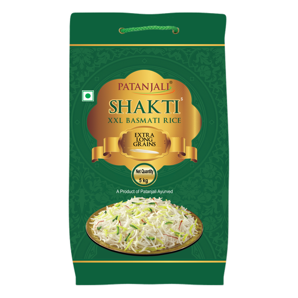 Patanjali Shakti XXL Basmati Rice 5Kg