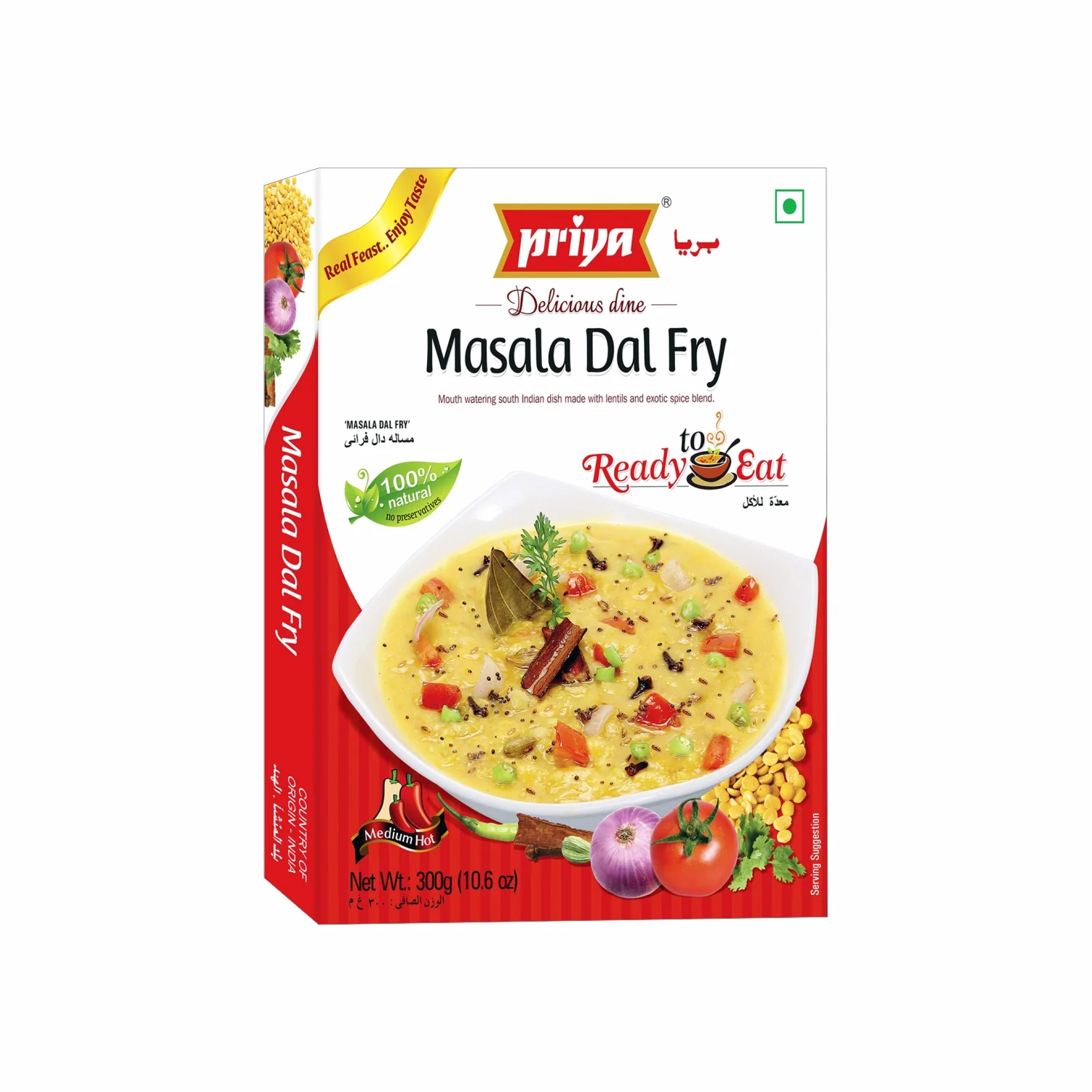 [EAS12400] Priya Masala Dal Fry 300Gm