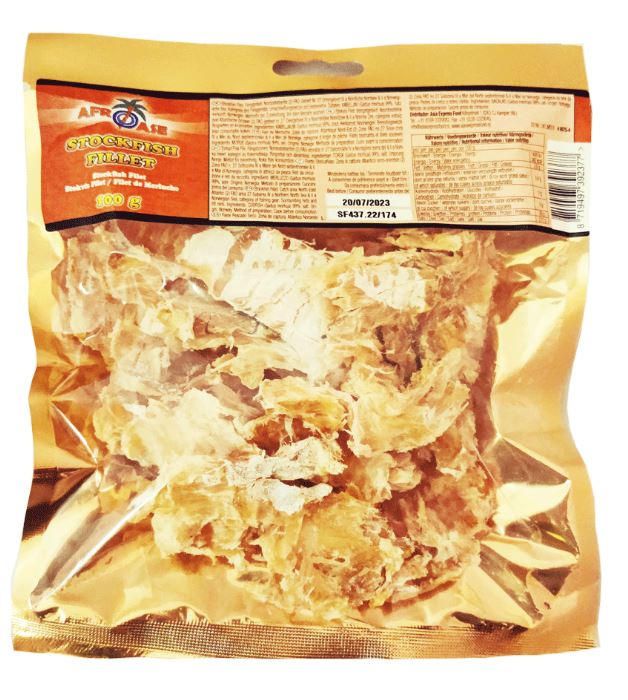 [FIS7383] Afrose Stockfish Fillet 100Gms