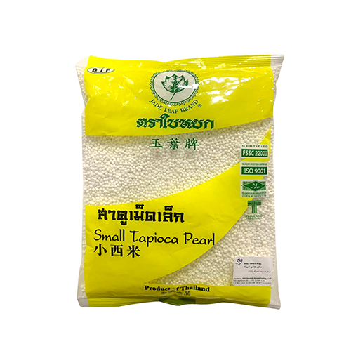 [EAS13188] Jade Leaf Tapioca Pearls White Small 400Gms