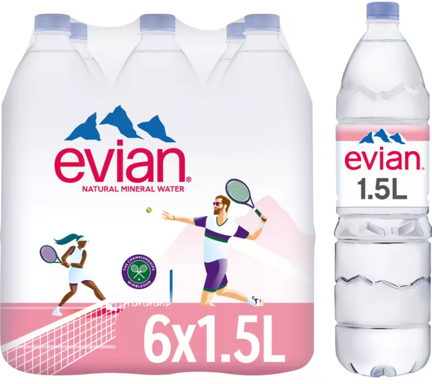 Evian 6x1.5Ltr