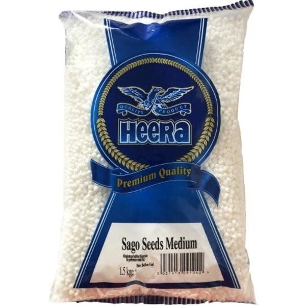 [EAS10092] Heera Medium Sago Seeds Sabudana 1.5Kg