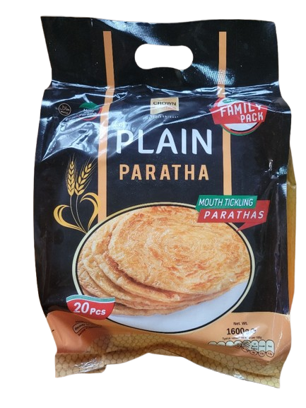 [FOO8730] Crown Family Plain Paratha 20Pcs 1600Gms