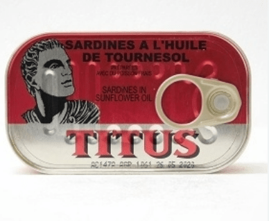 Sardines Titus 125Gms