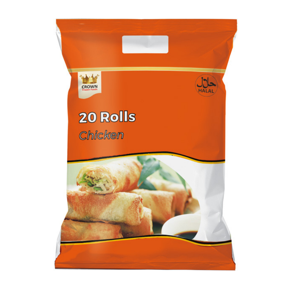 [FOO7143] Crown Rolls Chicken 20Pcs 700Gms