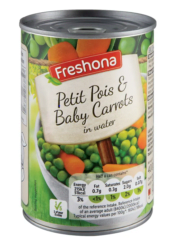 [BEA9452] Freshona Petit Pois 400Gms