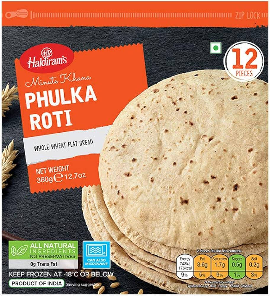 [FOO9916] HRF Phulka Roti 360Gms