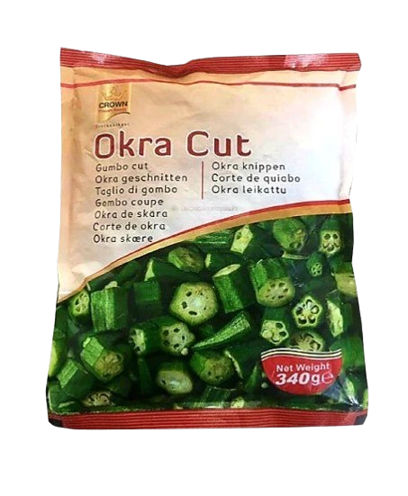 [FOO8728] Crown Okra Cut 340Gms