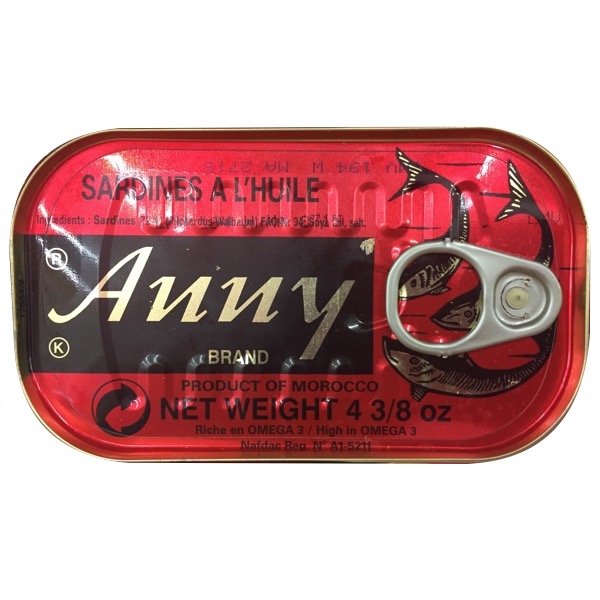 Anny Sardine In Vegetable oil 125Gms