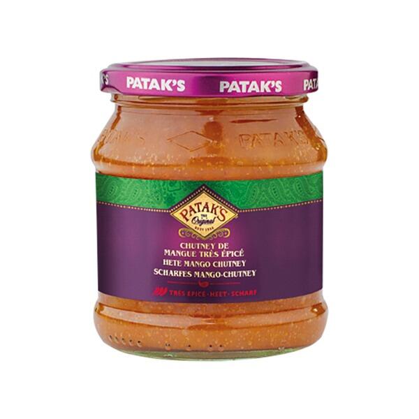 Patak Hot Mango Chutney 340Gms