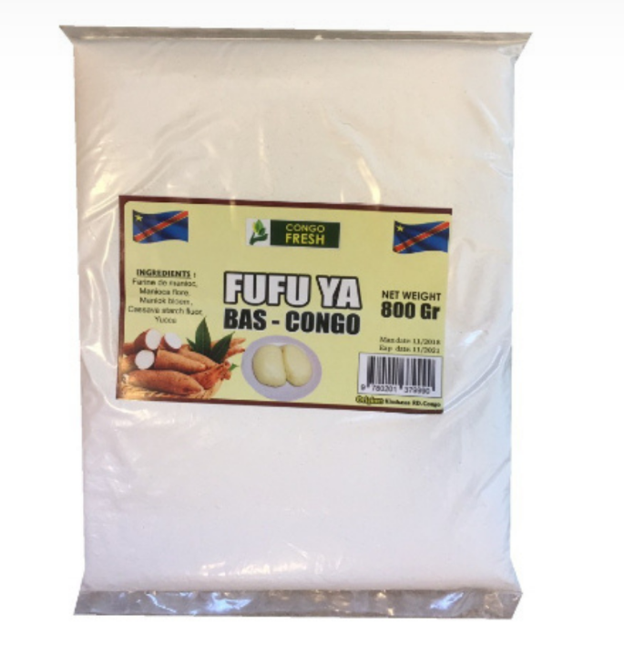 [FLO14212] fufu Congo Fresh 800Gms