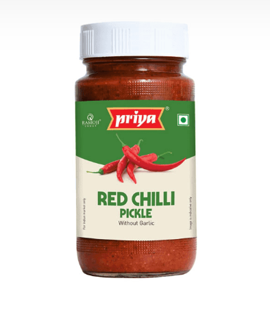 [PIC12416] Priya Red Chillies Pickle 300Gms