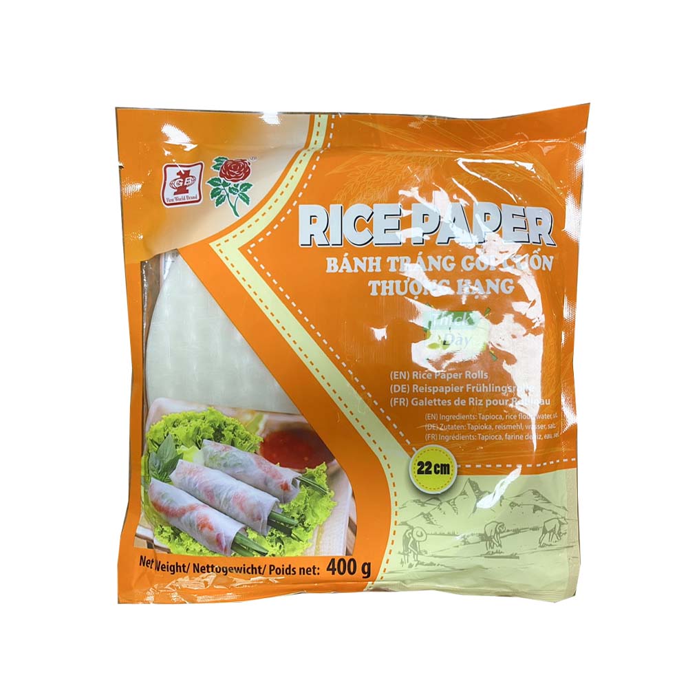 [EAS12575] Bamboo Tree Rice paper Spring Roll Round 22Cm