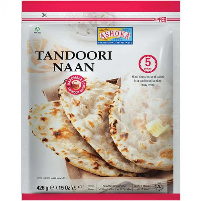Ashoka Tandoori Naan 5Pcs 426GM