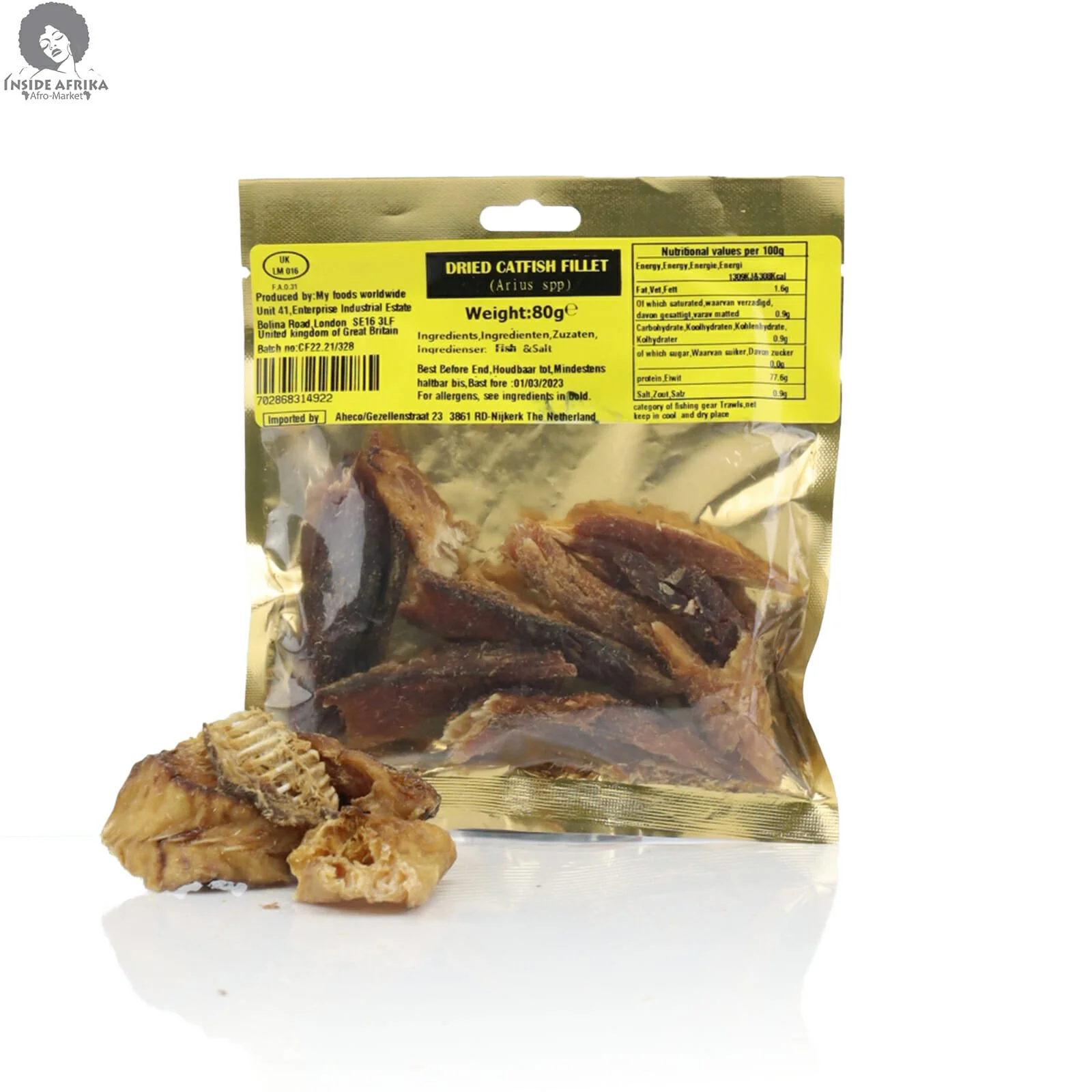 [FIS11182] Mama Food Catfish Fillet 80Gms