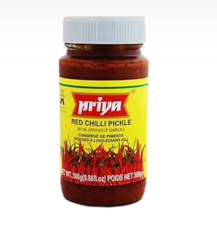 [CUR12415] Priya Red Chilli Pickle 300GM