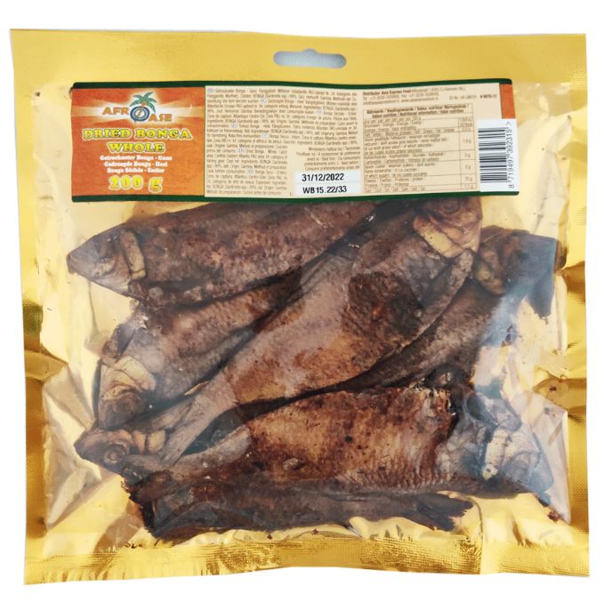Afroase dried Bonga whole 200Gms