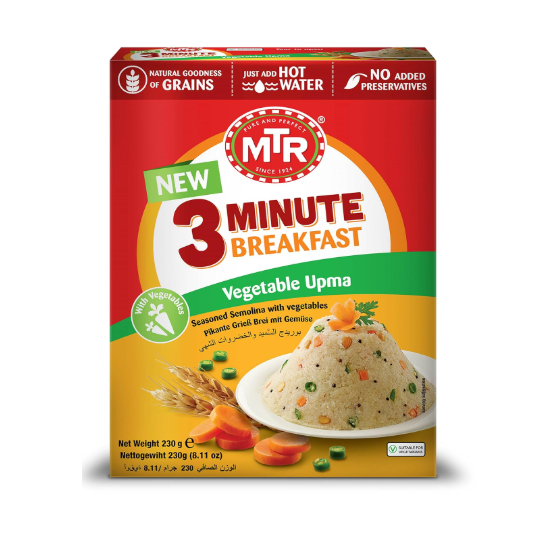 MTR Vegetable Upama 230Gms