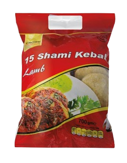 [FOO8705] Crown Shami Meat Kebab 15Pcs 600Gms