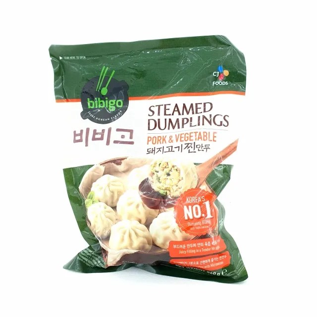 [MEA8069] Bibigo Steamed Dumplings Pork n Veg 560Gms