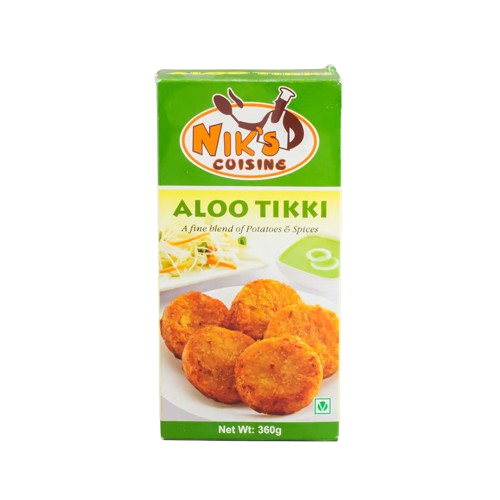 Nik's Aloo Tikki 360Gms