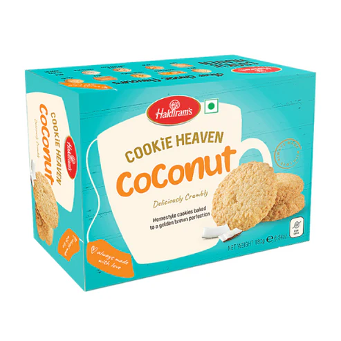 Haldiram Cookie Heaven Coconut 180Gms