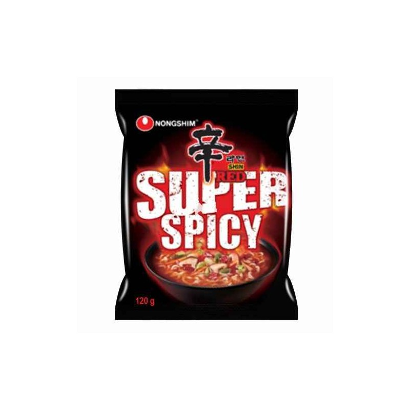 [EAS11665] Nongshim Shin Red Super Spicy 120Gms