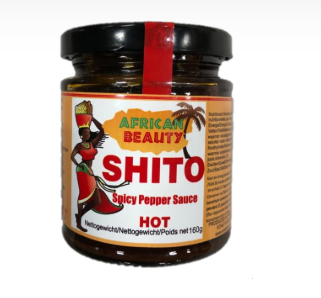 [SAU7331] African Beauty Shito Hot 160Gms