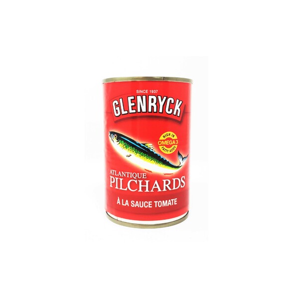 Glenryck Pilchards Sauce Tomate 400Gm