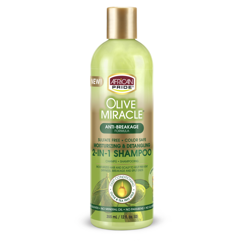 African Pride Olive Miracle 2 in 1 Shampoo