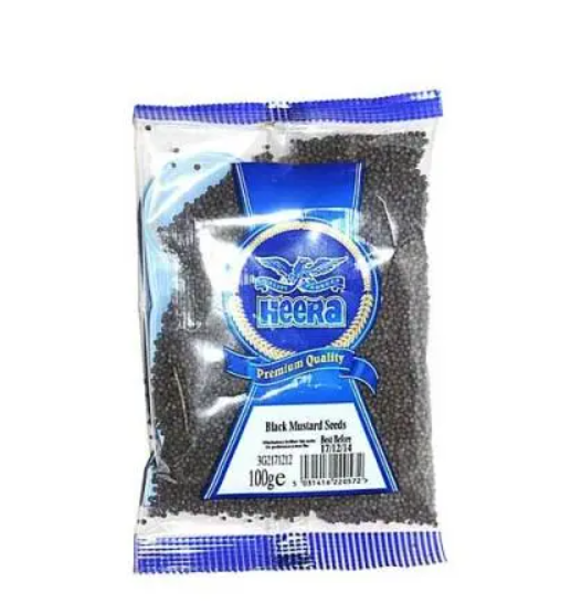 [WHO10030] Heera Black Mustrad Seeds 100gms