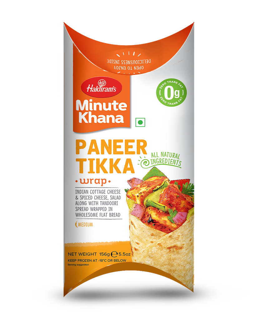 [FOO9908] Haldiram Paneer Tikka Wrap 156Gms