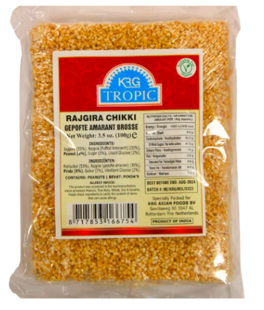 [SWE10634] Krg Gajak Rajgiri Chikki 100Gms