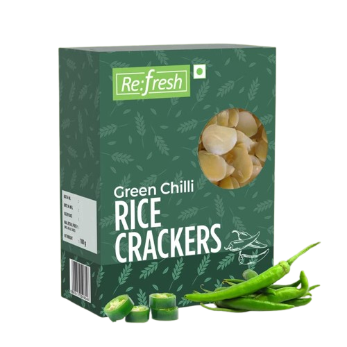 Sagar Rice Cripies Green Chilli 200Gms