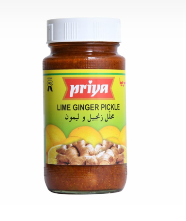 [CUR12393] Priya Lime Ginger Pickle 300Gms