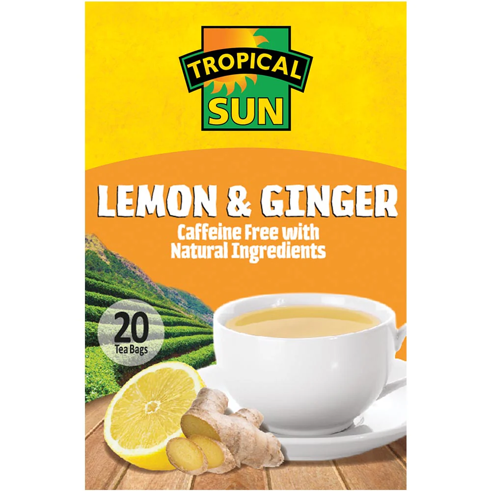 Tropical Sun Lemon N Ginger 20Bags
