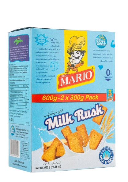Mario Milk Rusk 600Gms
