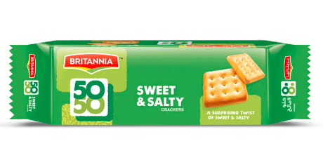 Britannia 50 50 62Gms