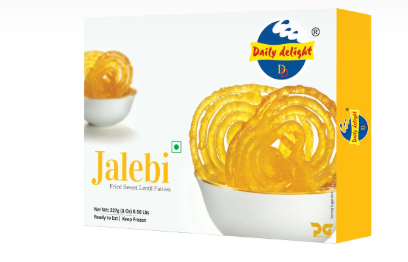 [FRO8842] Daily Delight Yellow Jilebi 227Gms