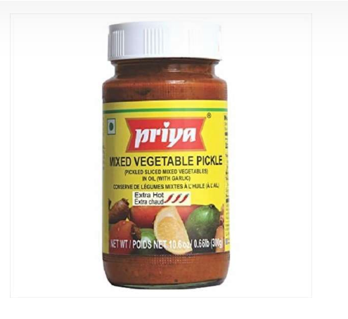 [CUR12403] Priya Mixed Vegetable Pickle 300Gms