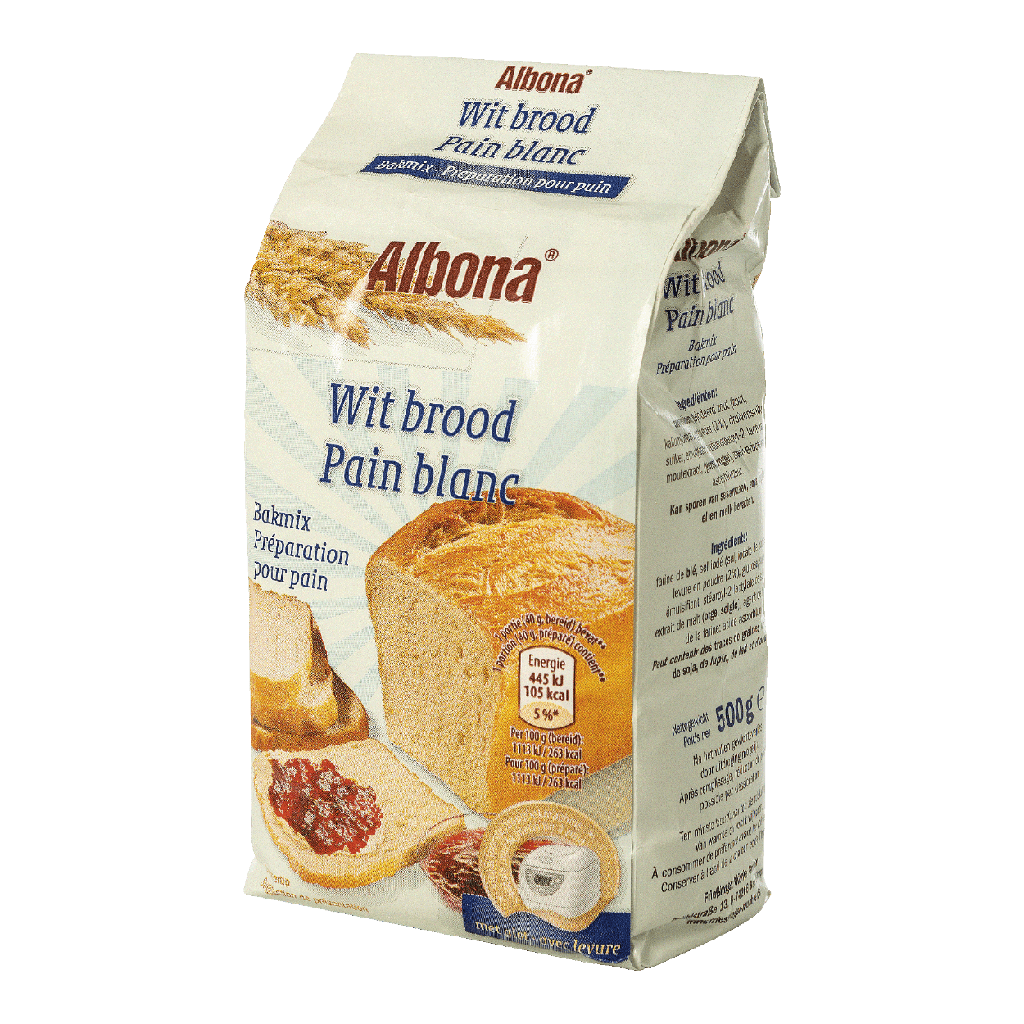 Albona Wit Brood 500Gms