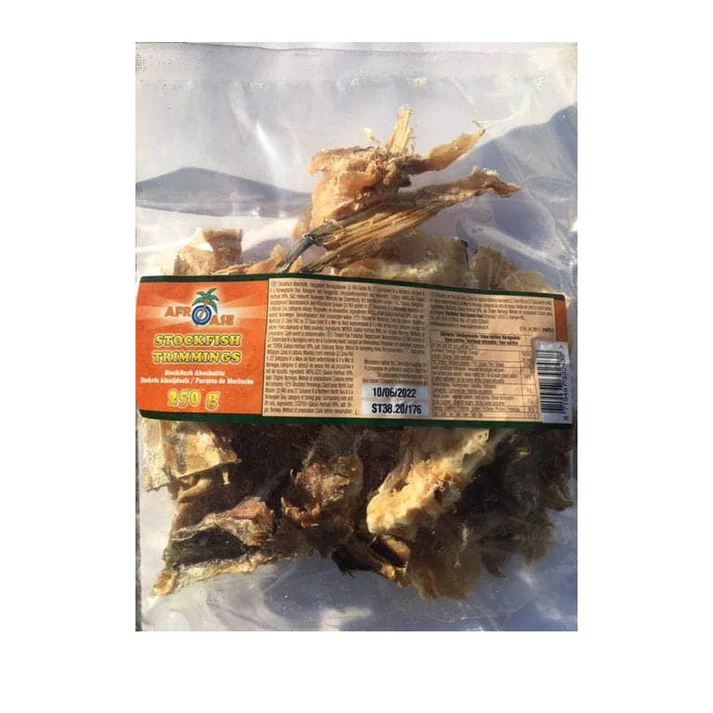 Afroase Stockfish Trimings 250Gms