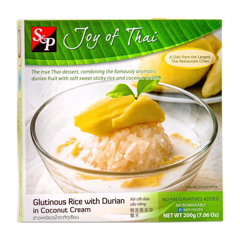 Glutinous Rice With Durian In Coconut Cream 200Gms